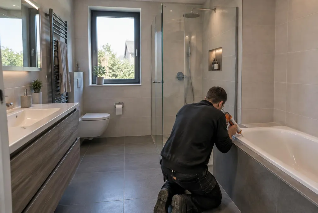 Kitbedrijf Hoenderloo – badkamer kit vervangen bij de douche